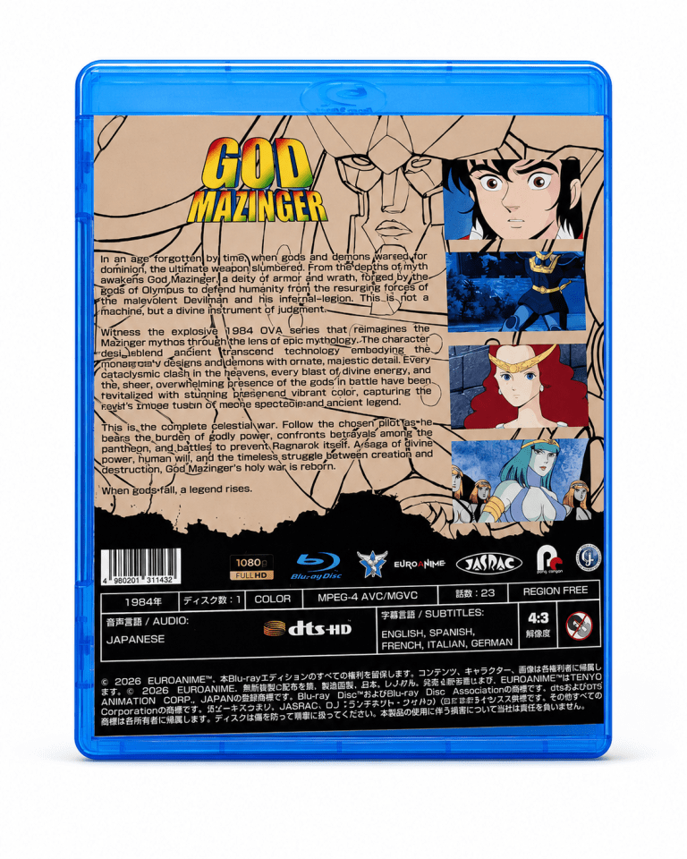 god mazinger series blu-ray